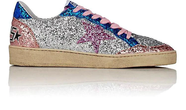 商品Golden Goose|Women's Ball Star Glitter Sneakers,价格¥3681,第1张图片