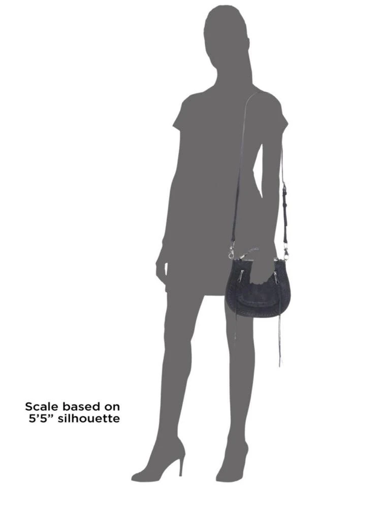 商品Rebecca Minkoff|Small Vanity Leather Saddle Bag,价格¥885,第3张图片详细描述