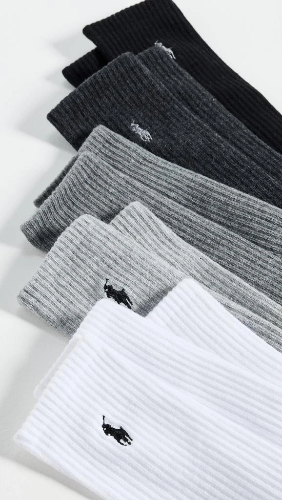 商品Ralph Lauren|Performance Crew Socks 6 Pack,价格¥251,第2张图片详细描述
