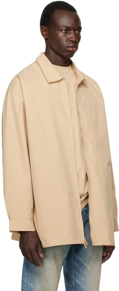 商品Essentials|Beige Zip Jacket,价格¥552,第2张图片详细描述