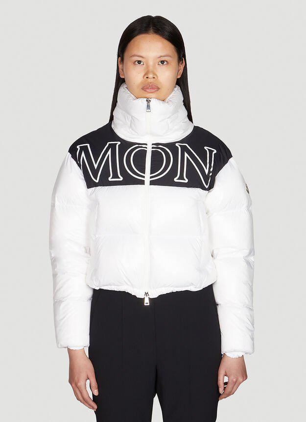 商品Moncler|Gers Cropped Down Jacket in White,价格¥11612,第1张图片