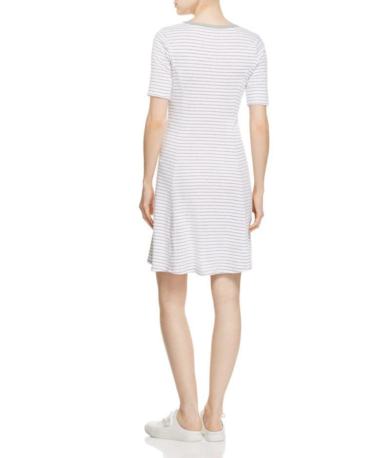 商品Three Dots|Three Dots Seamed Stripe Tee Dress,价格¥471,第2张图片详细描述