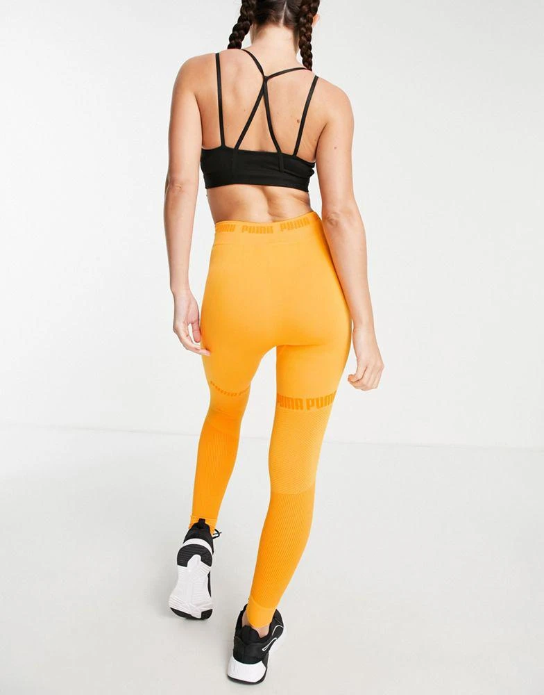 商品Puma|Puma Evoknit 7/8 tights in yellow,价格¥106,第2张图片详细描述