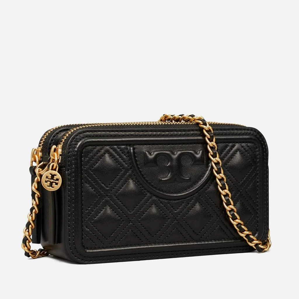 商品Tory Burch|Tory Burch Women's Fleming Double-Zip Mini Bag - Black,价格¥1879,第3张图片详细描述