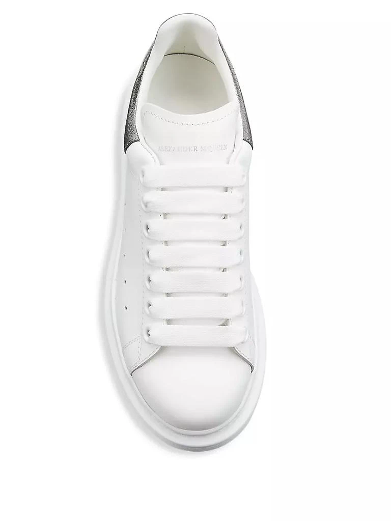 商品Alexander McQueen|真皮厚底休闲鞋小白鞋,价格¥4422,第5张图片详细描述