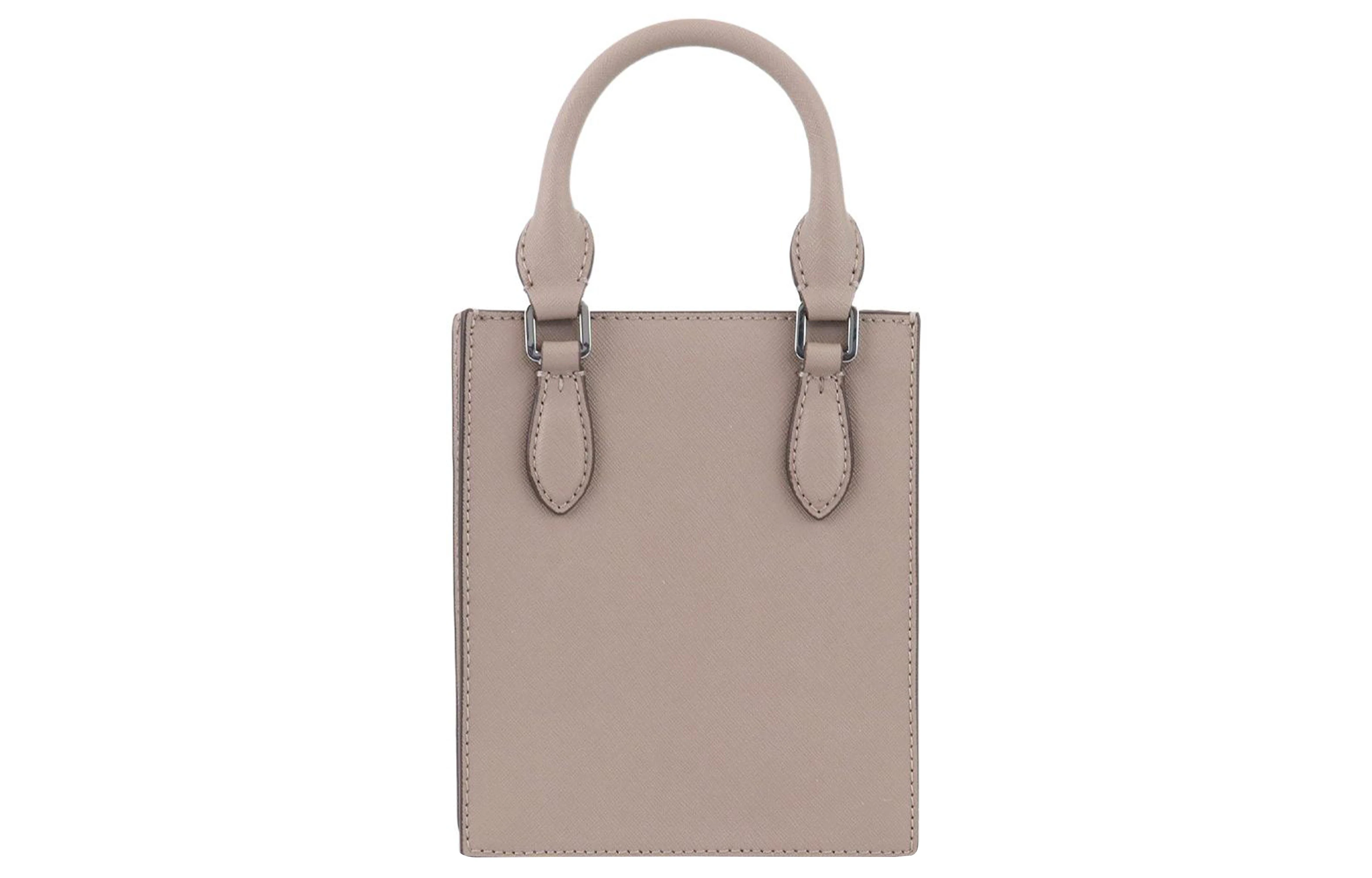 商品[国内直发] Tory Burch|汤丽柏琦 TB Emerson 琴谱 牛皮 托特包Tote包购物袋斜挎包 迷你 女款 银灰色,价格¥3026,第4张图片详细描述