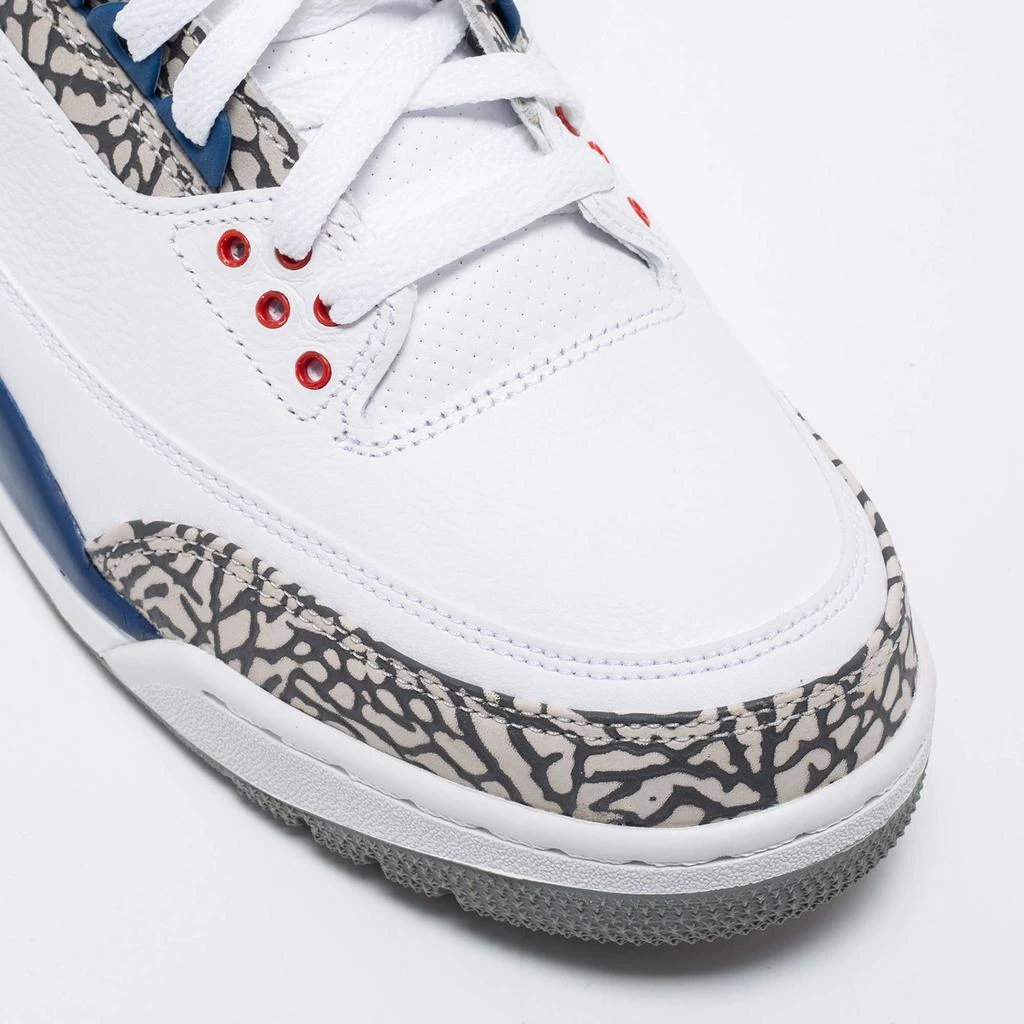 Jordan White Leather Air Jordan 3 Retro Hall of Fame Sneakers Size 43 ��商品