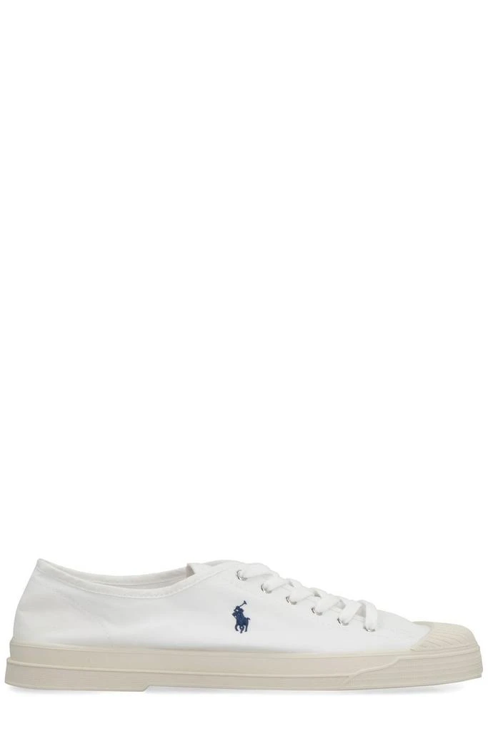 商品Ralph Lauren|Polo Ralph Lauren Logo Embroidered Lace-Up Sneakers,价格¥386,第1张图片