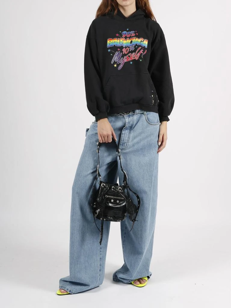 商品Balenciaga|Balenciaga 90/10 Small Fit Hoodie,价格¥6155,第2张图片详细描述