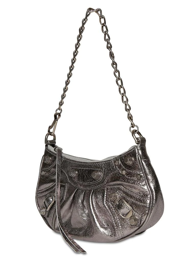 商品Balenciaga|Le Cagole Mini  Metallic Leather Purse,价格¥12005,第4张图片详细描述