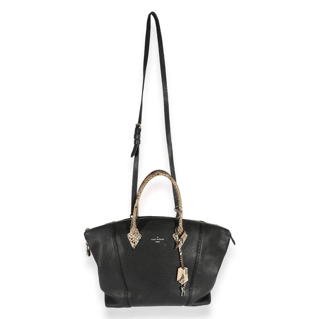 Louis Vuitton Black Veau Cashmere Soft Lockit MM Bag 商品