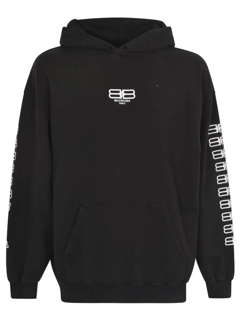 商品Balenciaga|Balenciaga Multi-logo Print Hoodie,价格¥9393,第1张图片