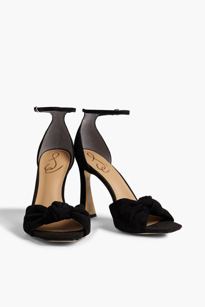 商品Sam Edelman|Lucia knotted suede sandals,价格¥356,第2张图片详细描述
