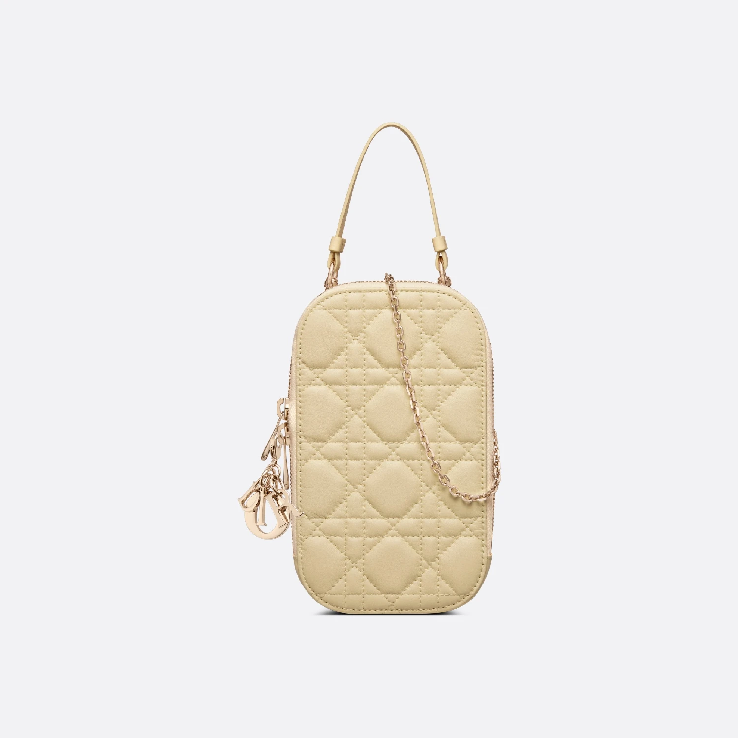 商品Dior|【预售】 迪奥 25春夏 女士 手机包 Étui pour téléphone Lady Dior S0872ONMJ_M26Y ,价格¥10683,第1张图片