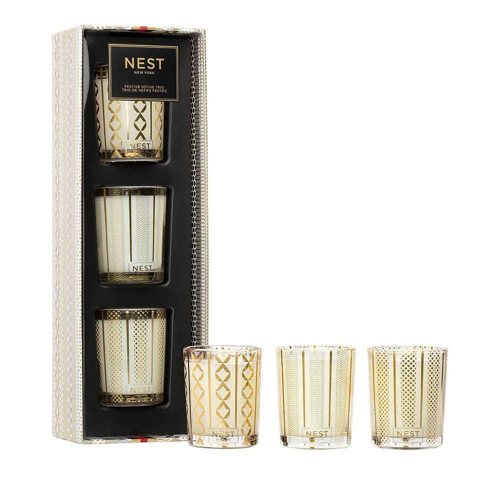 商品NEST New York|NEST Fragrances Festive Votive Trio,价格¥410,第1张图片