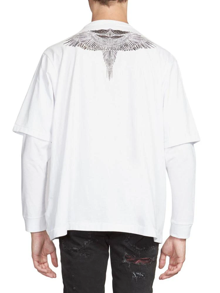 商品Marcelo Burlon|Wings 长袖T恤,价格¥1087,第2张图片详细描述