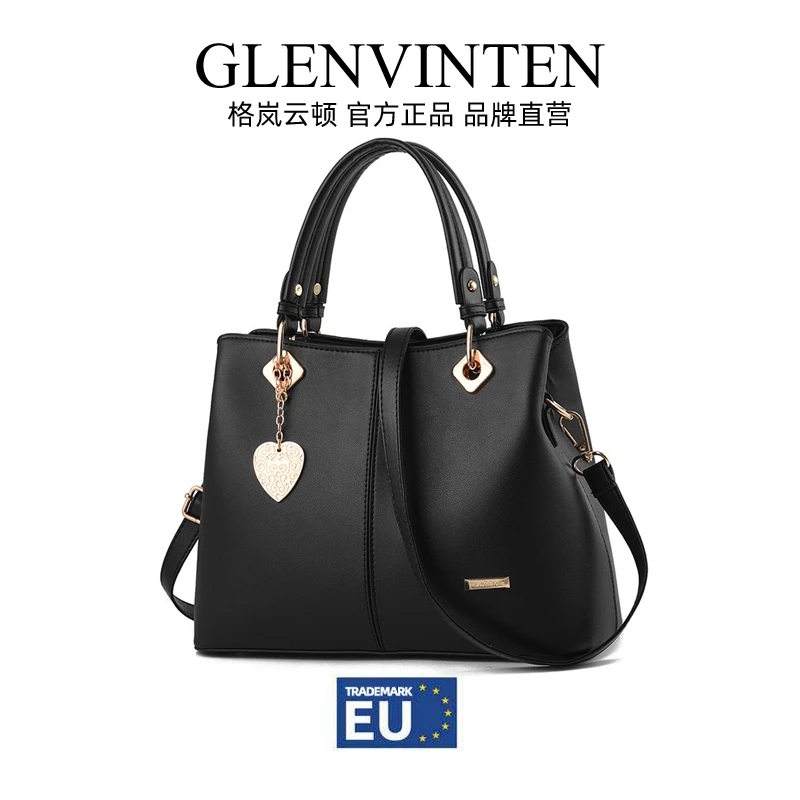 商品[国内直发] GLENVINTEN|格岚云顿女包新品2022欧美时尚潮流女士手提包外贸大容量单肩斜挎包,价格¥159,第1张图片