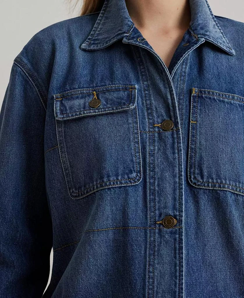 商品Ralph Lauren|Women's Denim Shirt Jacket,价格¥517,第3张图片详细描述