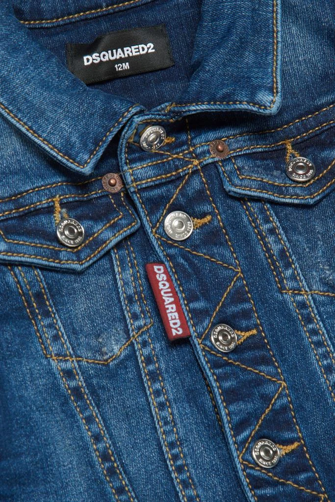 商品DSQUARED2|D2j189b Jacket Dsquared Dark Blue Denim Jacket,价格¥1041,第3张图片详细描述