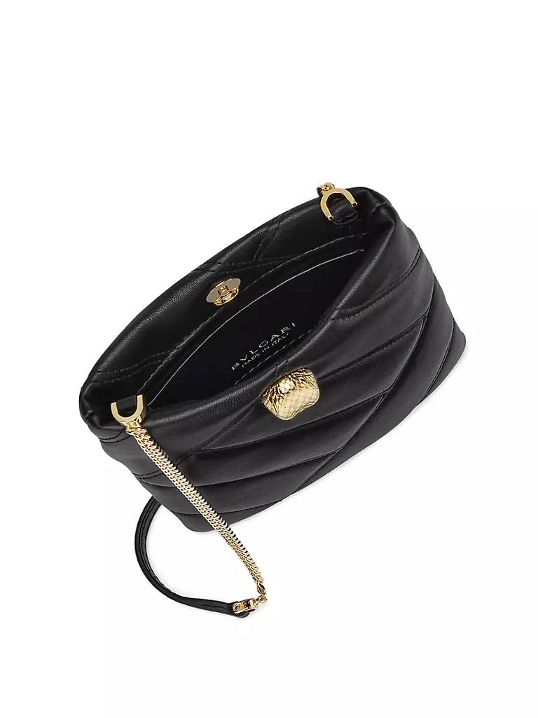 商品BVLGARI|Serpenti Matelassé Leather Phone Pouch-On-Chain,价格¥8632,第2张图片详细描述