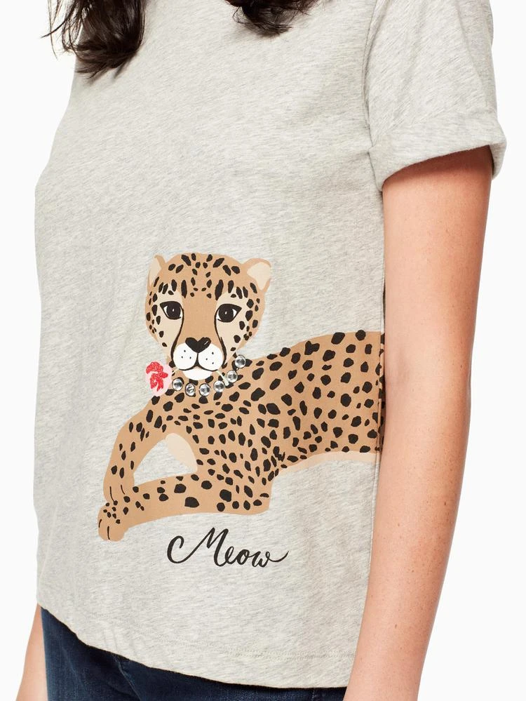 商品Kate Spade|leopard tee,价格¥410,第2张图片详细描述