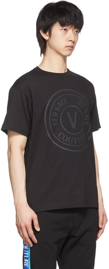 商品Versace|Black V-Emblem T-Shirt,价格¥606,第2张图片详细描述
