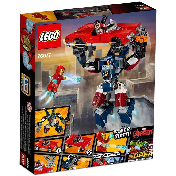 商品LEGO|377-Pc. Super Heroes Iron Man: Detroit Steel Strikes Set,价格¥224,第3张图片详细描述