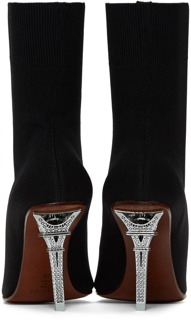 商品Vetements|Black Eiffel Tower Sock Boots,价格¥2870,第4张图片详细描述