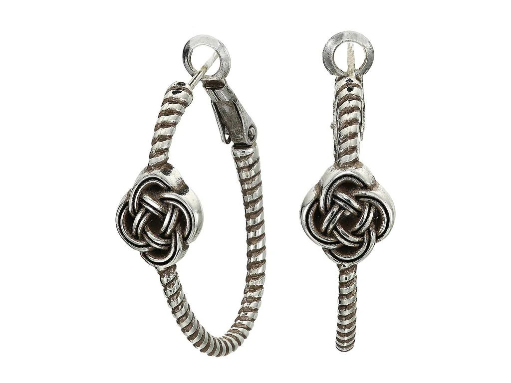 商品Brighton|Interlok Knot Rope Hoop Earrings,价格¥316,第1张图片