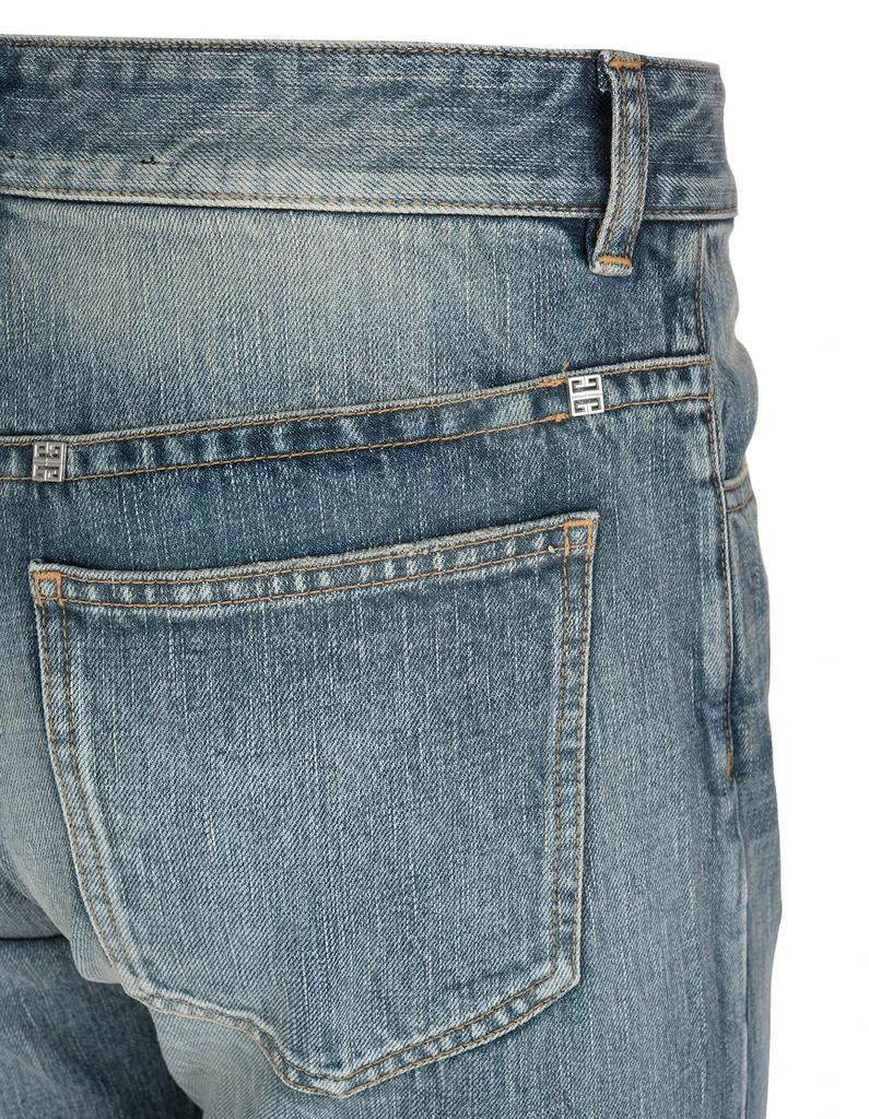 商品Givenchy|Givenchy Mid Rise Bleach-Effect Denim Jeans,价格¥2832,第3张图片详细描述
