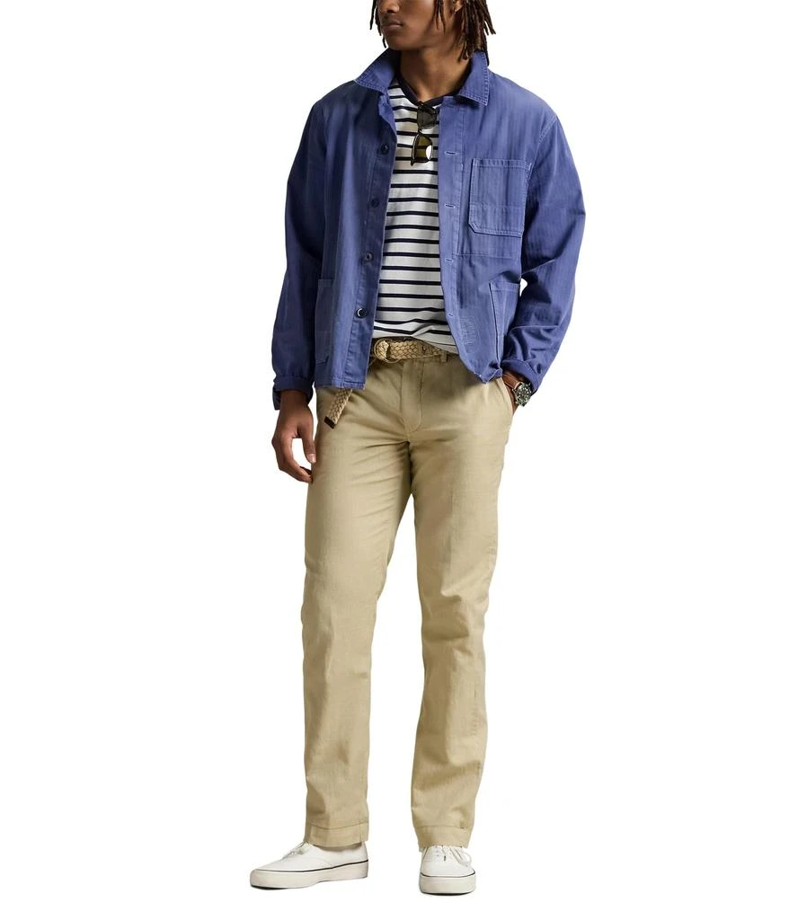 商品Ralph Lauren|Classic Fit Linen-Blend Pants,价格¥726,第4张图片详细描述