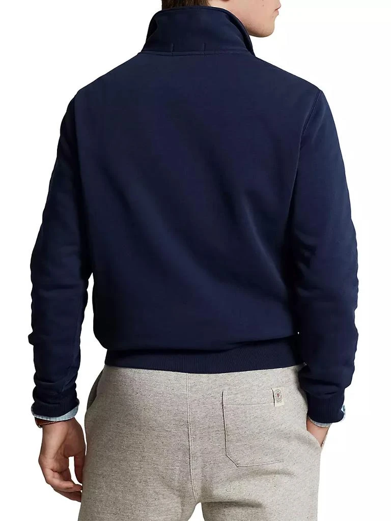 商品Ralph Lauren|Half-Zip Fleece Long-Sleeve Polo Sweatshirt,价格¥1681,第4张图片详细描述