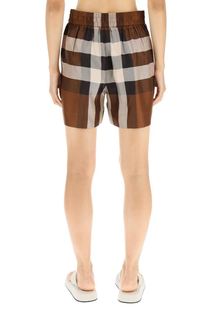 商品Burberry|exploded check silk shorts,价格¥2282,第3张图片详细描述