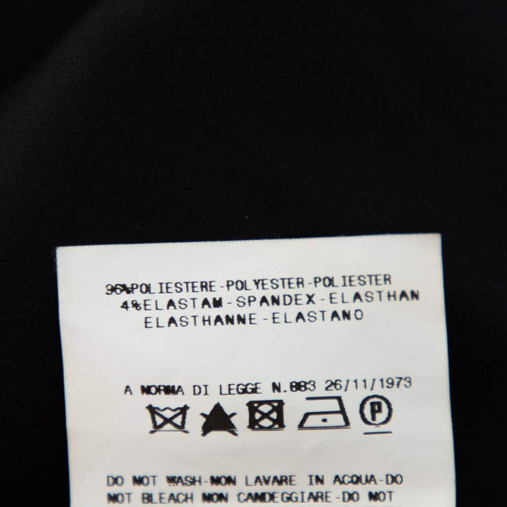 Just Cavalli Black Satin Paneled Maxi Skirt L商品第6张图片规格展示