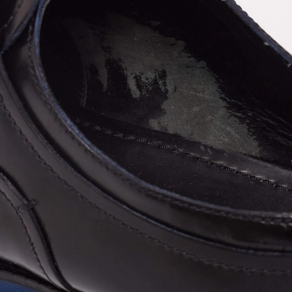 Louis Vuitton Black Leather Cap Toe Lace Up Derby Size 42.5 商品