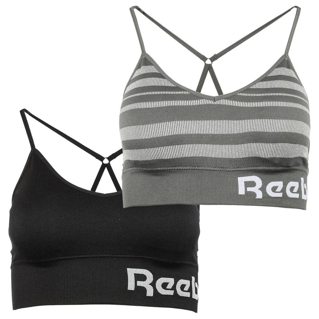 Reebok Women's Seamless Longline Bralette 2-Pack 商品