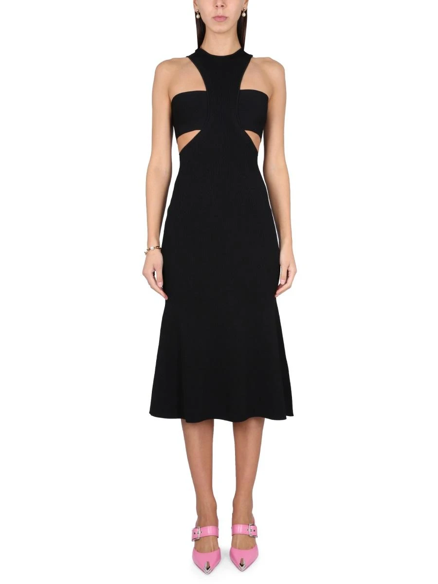 商品Alexander McQueen|Alexander McQueen 女士连衣裙 734602 白色,价格¥13748,第6张图片详细描述