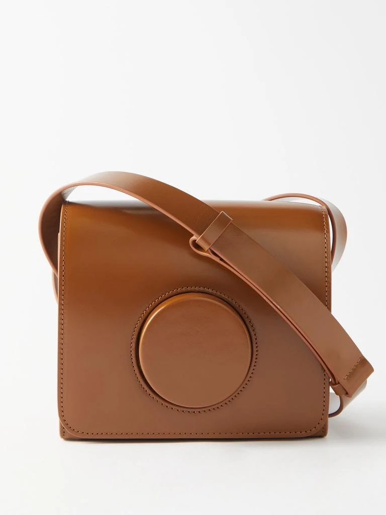 商品Lemaire|Camera leather cross-body bag,价格¥5816,第1张图片