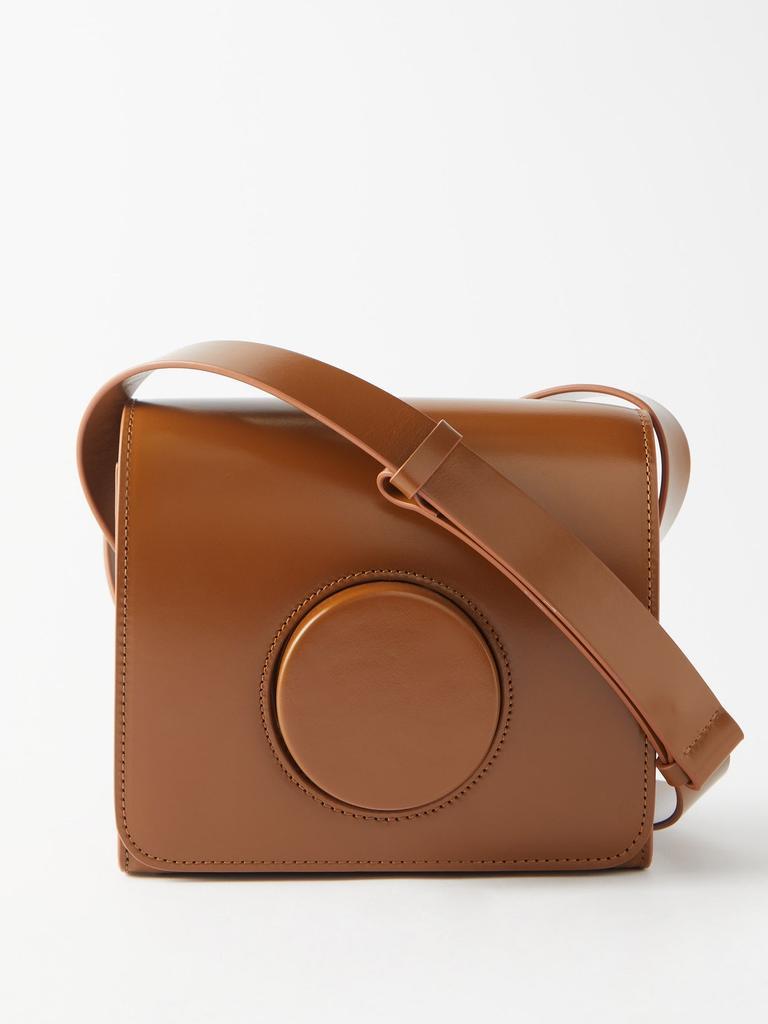 商品Lemaire|Camera leather cross-body bag,价格¥7514,第1张图片