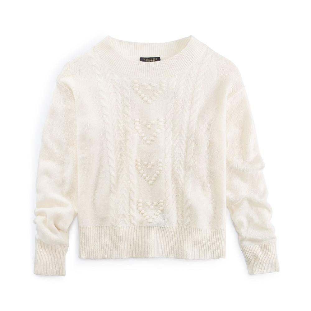 商品Charter Club|Women's 100% Cashmere Heart Sweater, Created for Macy's,价格¥1482,第5张图片详细描述
