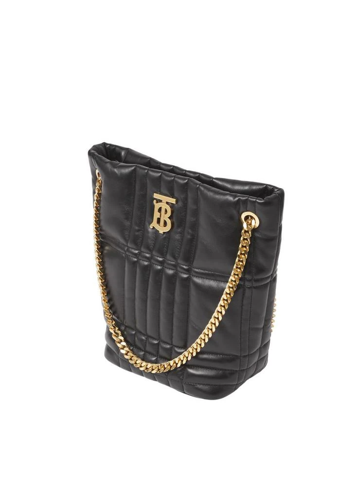 商品Burberry|Quilted leather small lola bucket bag,价格¥15115,第4张图片详细描述