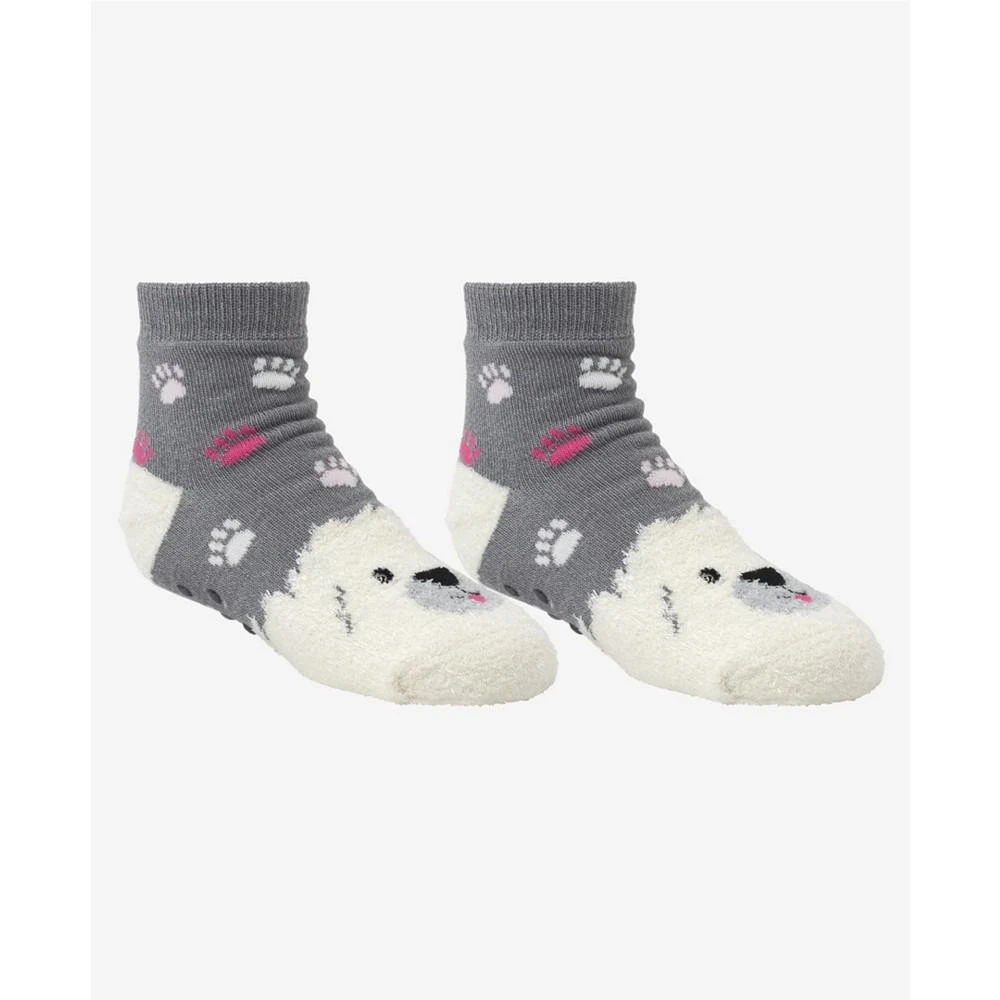 商品Cuddl Duds|Little Girls Low Cut Slipper Socks,价格¥105,第1张图片