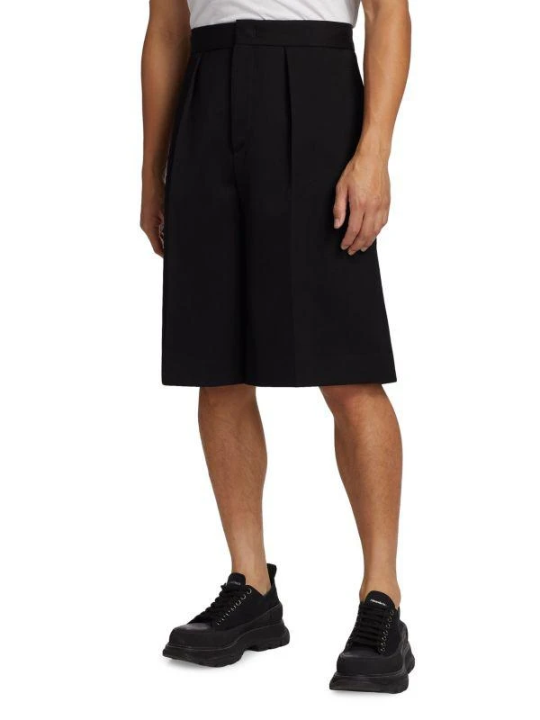 商品Jil Sander|Pleated Wool Relaxed-Fit Shorts,价格¥2889,第3张图片详细描述