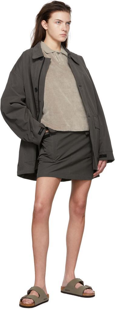 商品Essentials|Black Cotton Mini Skirt,价格¥783,第6张图片详细描述