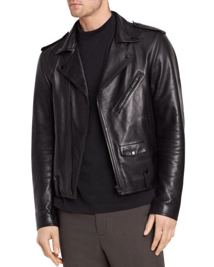 商品Vince|Vince Perfecto Leather Biker Jacket,价格¥8225,第1张图片