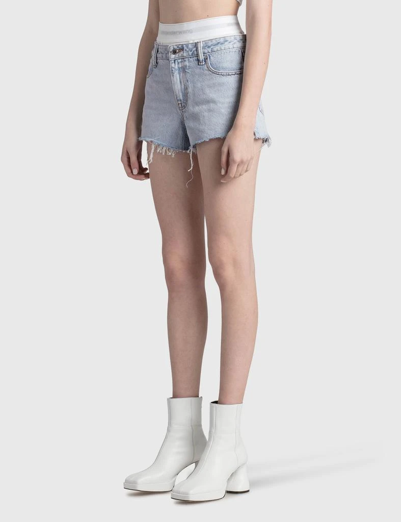 商品Alexander Wang|High Rise Logo Shorts,价格¥2774,第2张图片详细描述
