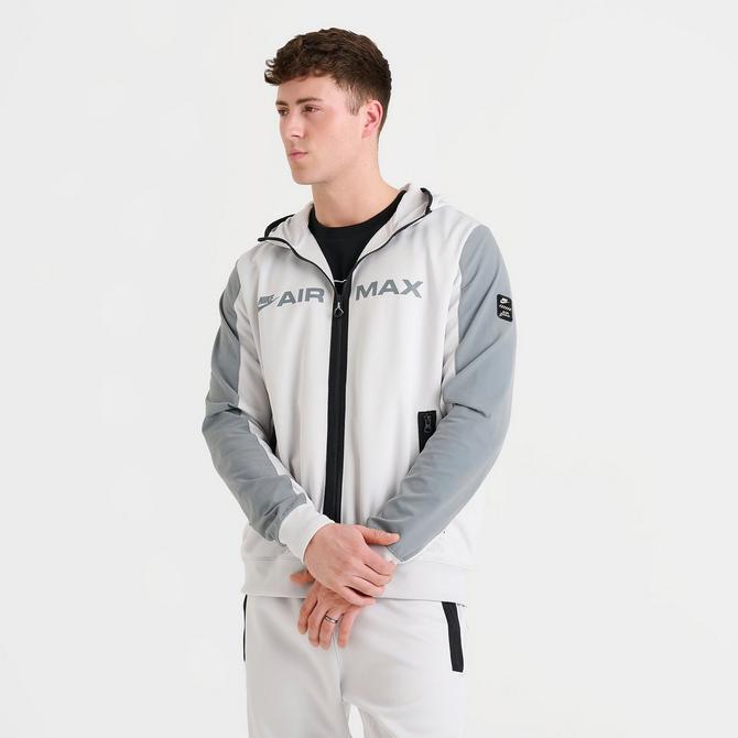 white nike air max hoodie