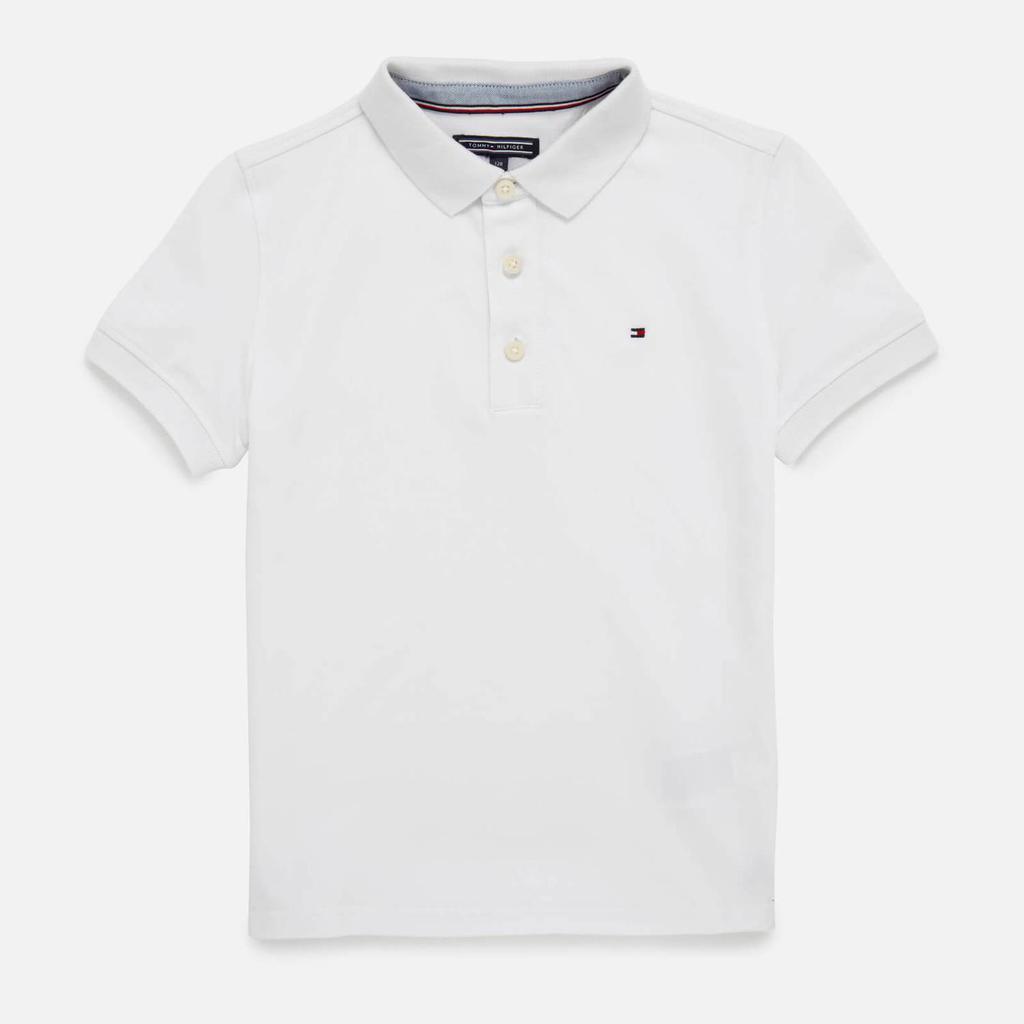 商品Tommy Hilfiger|Tommy Hilfiger Boys' Short Sleeve Polo Shirt - Bright White,价格¥297-¥314,第1张图片