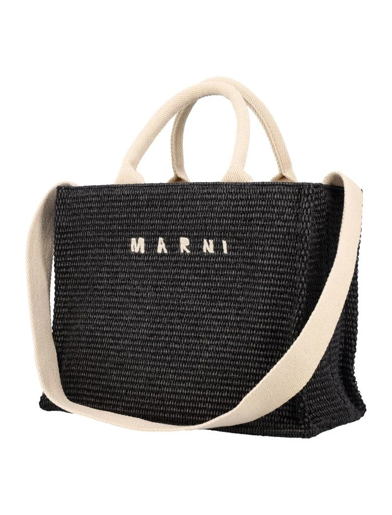 商品Marni|Marni Tropicalia Logo Embroidered Small Tote Bag,价格¥2918,第3张图片详细描述