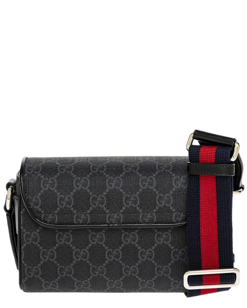 商品Gucci|GG Super Mini GG Supreme Canvas & Leather Crossbody,价格¥9781,第2张图片详细描述